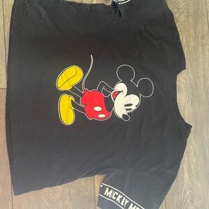 Disney Mickey Mouse Black Kids T-Shirt